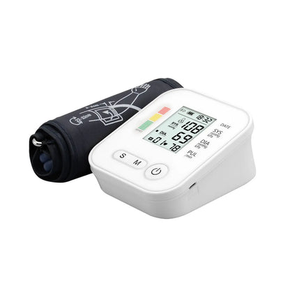 批发电动式血压计 CE 认证 1mmHg 精度 英文语音数字显示 中性包装