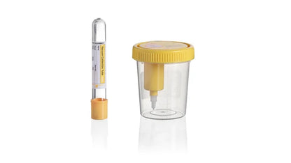 Industry High Quality 100ml Hospital Plastic Vacuum Urine Sample Container With Lids #