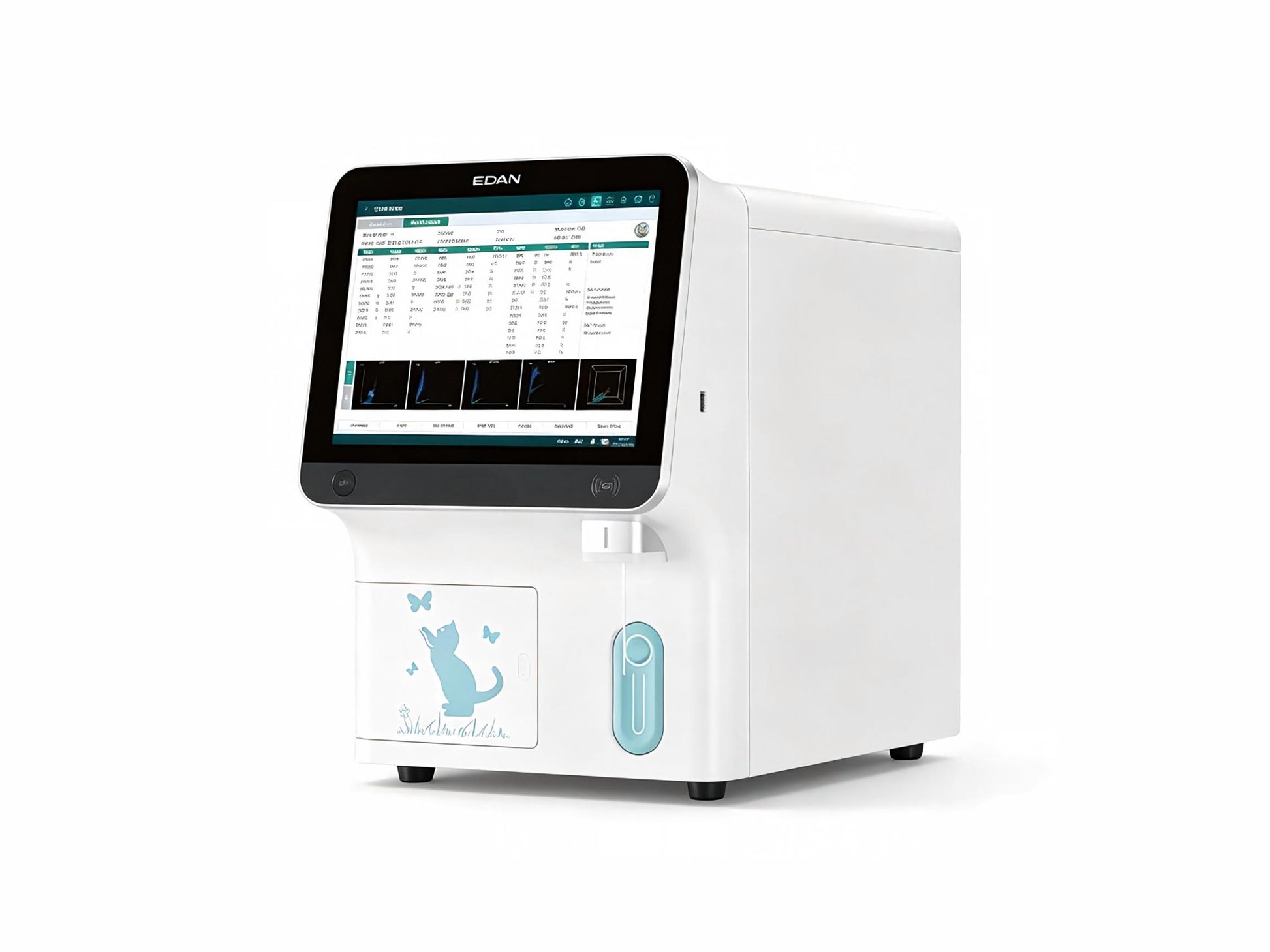 EDAN H90X Vet 6-part veterinary hematology analyzer with reticulocyte analysis and fluorescent staining