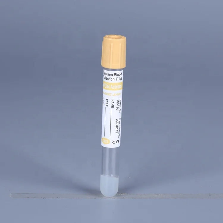 Yellow Top Sterile Separate Gel Clot Activator SST Vacuum Blood Sample Collection Tube for Hospital #