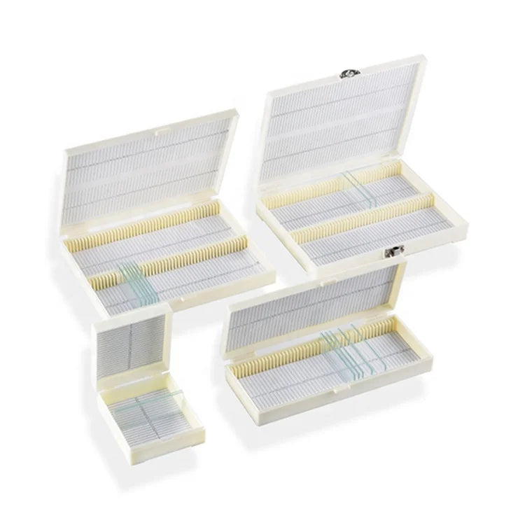 ABS Plastic Microscope Slide Storage Box #