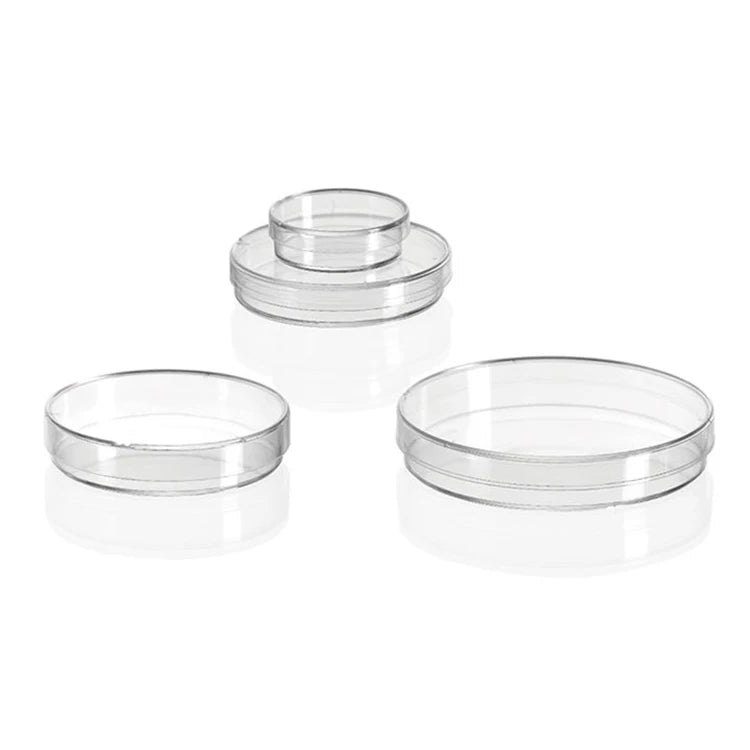 PS Material Different Types Sterile 3 Compartment Disposable Sterile Petri Dish #