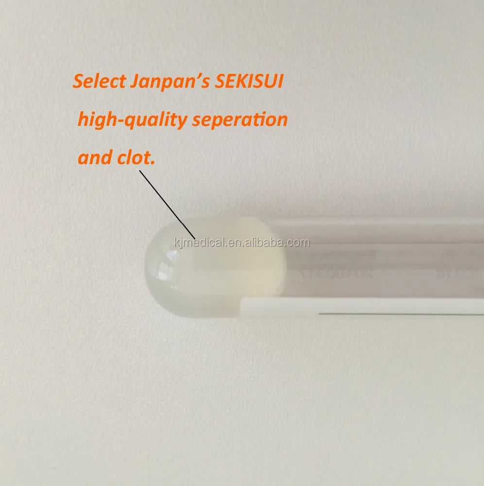 Ce Yellow Top Medical Disposable Gel & Clot Activator Tube Glass Pet Bd Vacuum Blood Collection Tubes #