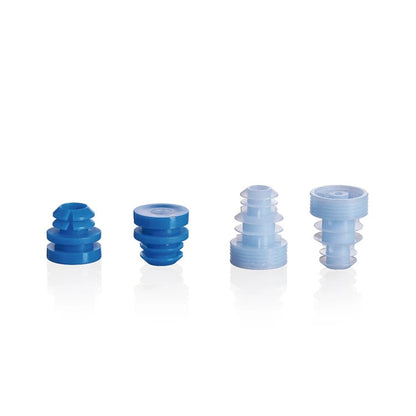 Medical Plastic test Tube Stopper Flanged Plug Cap #