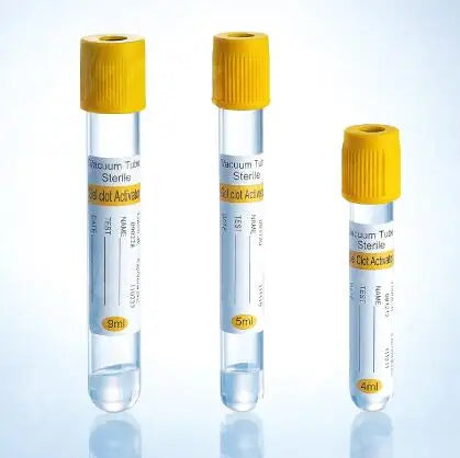 Ce Yellow Top Medical Disposable Gel & Clot Activator Tube Glass Pet Bd Vacuum Blood Collection Tubes #
