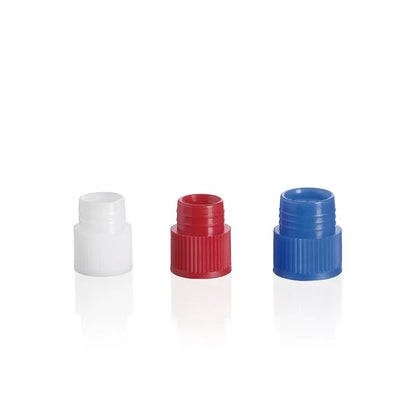 Medical Plastic test Tube Stopper Flanged Plug Cap #