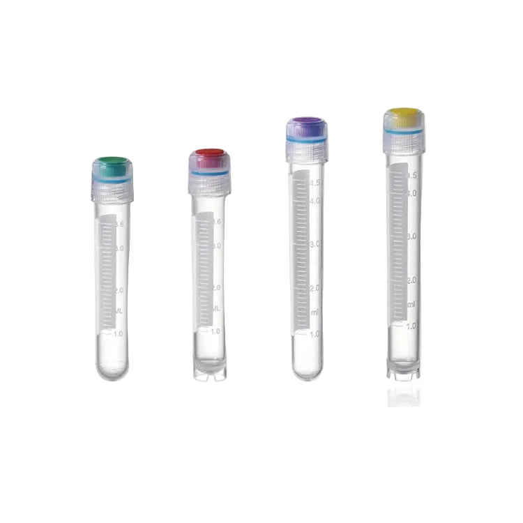 External Thread Self Standing 1.8ml Cryogenic Vial Cryovial Cryo Tubes #