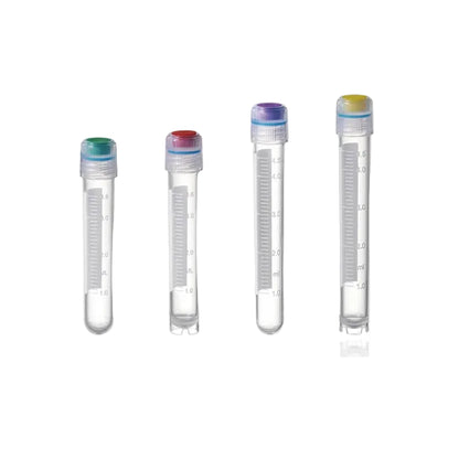 External Thread Self Standing 1.8ml Cryogenic Vial Cryovial Cryo Tubes #