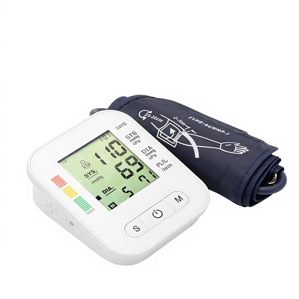 电子健康数字血压计 上臂式 电控式 信用卡大小 LED显示屏 3mmHg 精度 2*99 记忆功能 1