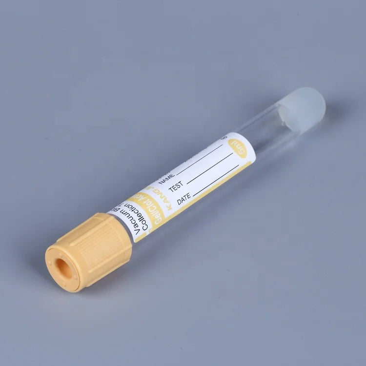 Disposable Gel and Clot Activator Vacuum Blood Collection Tube #