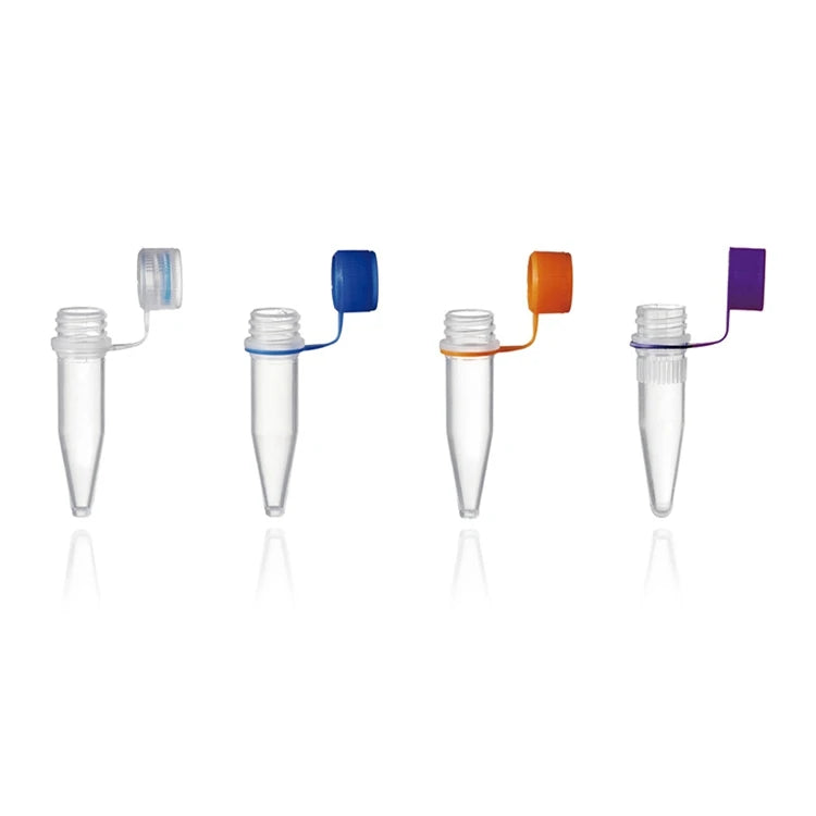 High Transparency pp 1.5 ml Micro Centrifuge Tube With Screw Cap for Clinical Chemistry #
