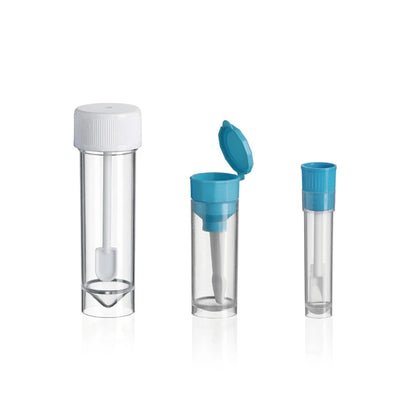 Individual Pack Laboratory Transparent Disposable 60ml Stool Sample Container Cup #