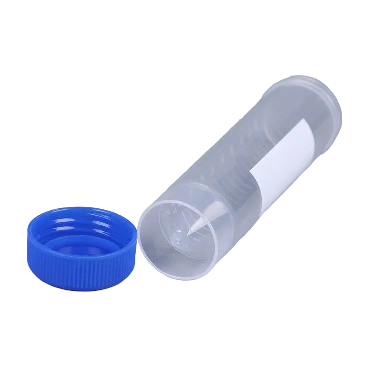 Medical Grade PP Material 50ml Conical Centrifuge Tubes With clear White Graduation #