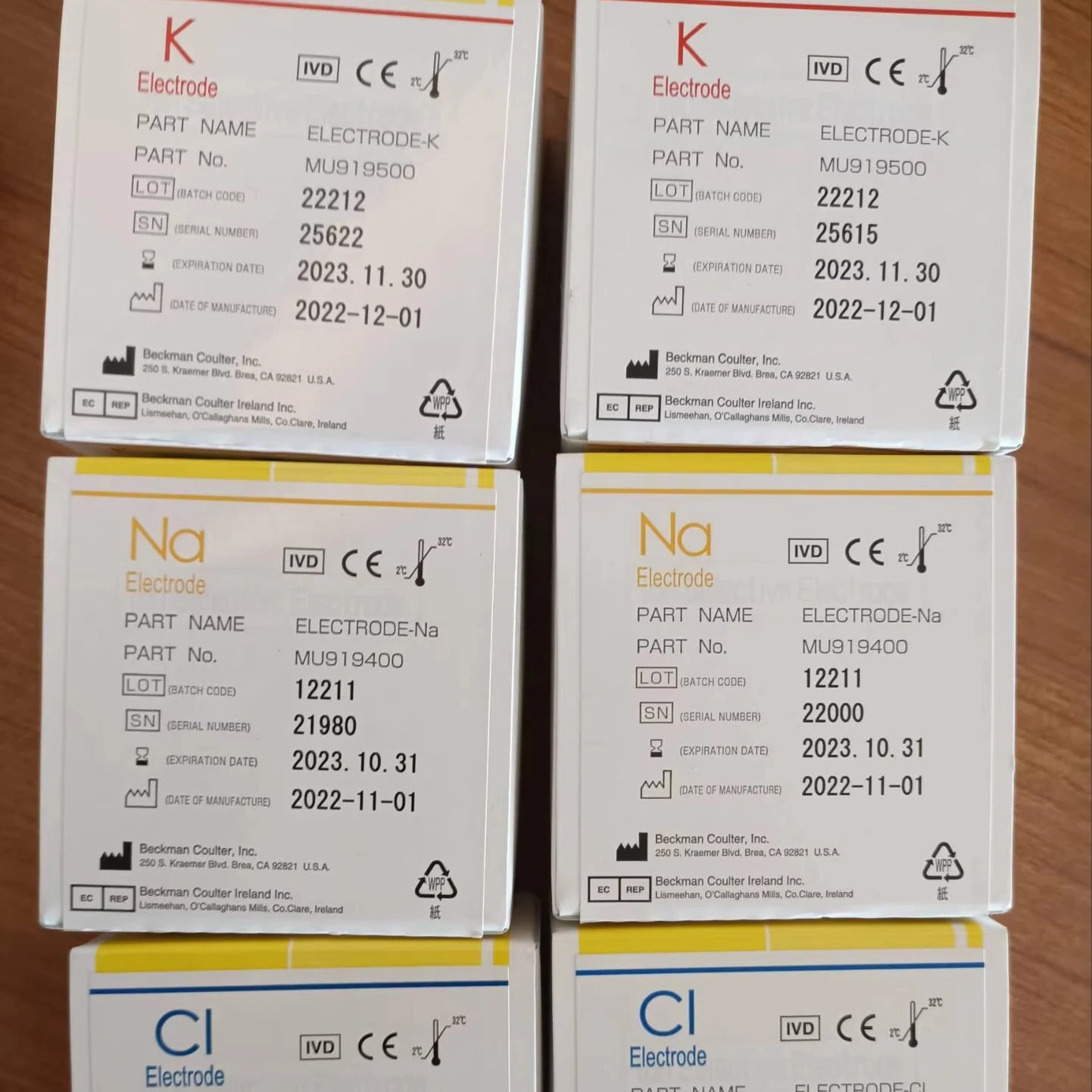 Beckman Coulter AU640/AU680/AU5800 K Electrode, Potassium Electrode(MU919500) #