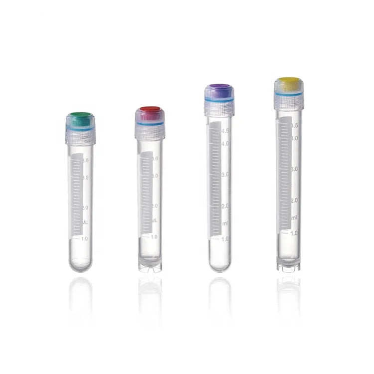 External Thread Self Standing 1.8ml Freezing Tube Cryovial Cryotube #
