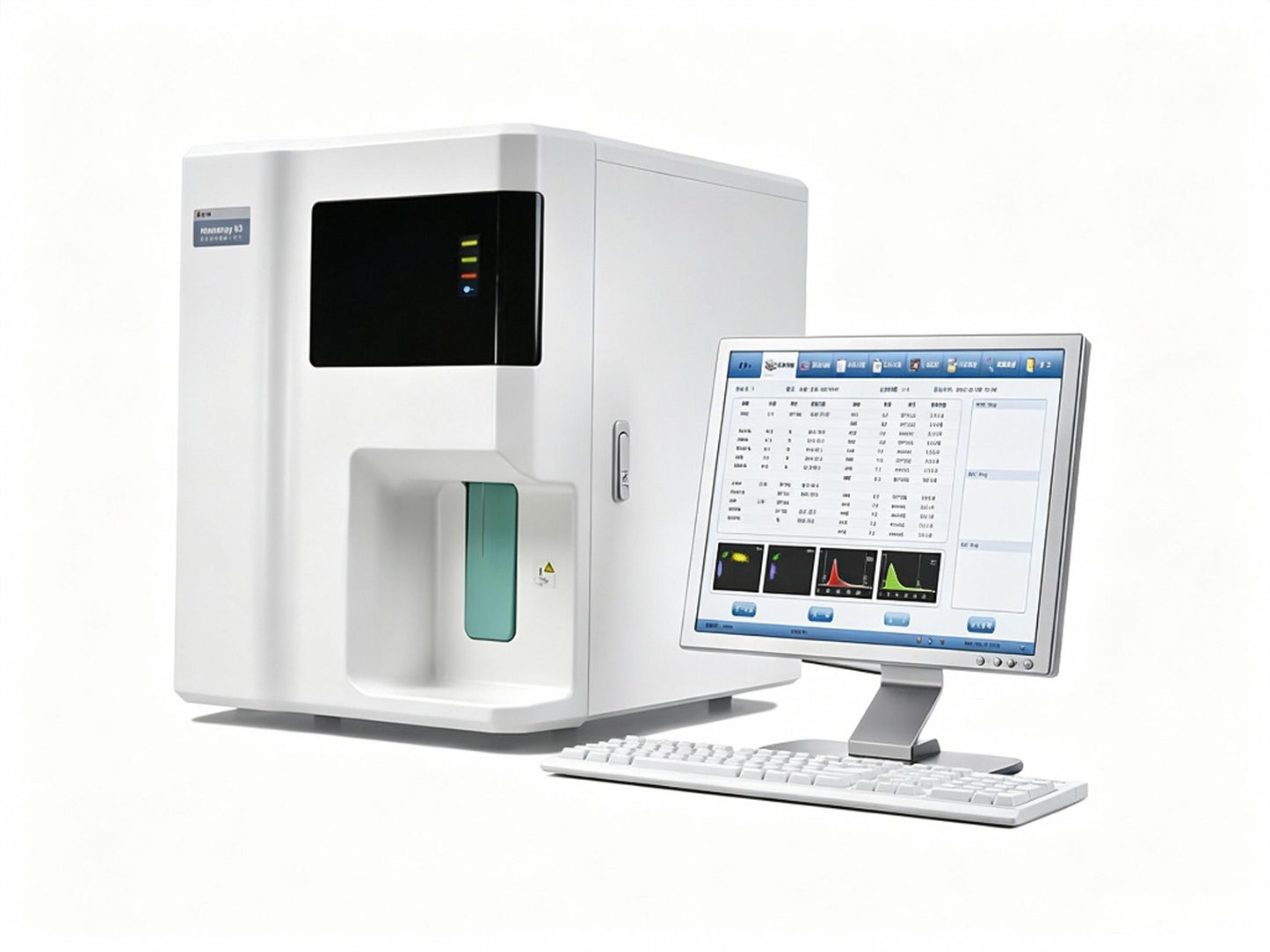 Hemaray 83 Hematology Analyzer | 5‑Part Diff CBC Machine with 60 T/H Throughput