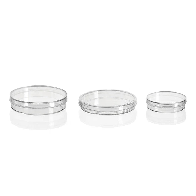 Factory Direct Sale 60mm Strong Transmittance Transparent Lab Sterile Petri Dish for Hospital #