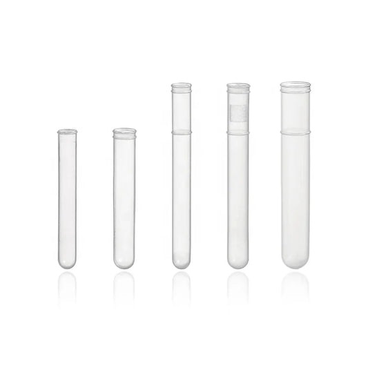 Custom Plain Transparent 12*75mm 10*75mm test Tube #