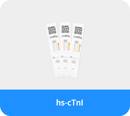 Global Healthcare Medical GHM hs-cTnI US Test Kit (FIA) - Fluorescence immunoassay kit for quantitative high-sensitive cardiac troponin I determination in whole blood, serum, or plasma with 15-minute results, 10-15000 ng/L measuring range, and compatibility with POCT Analyzers for professional cardiac marker assessment