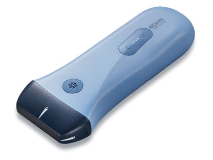 EDAN Nano L12 EXP handheld linear ultrasound system with SynSight imaging and IP67 protection