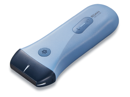 EDAN Nano L12 EXP handheld linear ultrasound system with SynSight imaging and IP67 protection