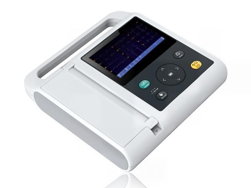 PE-E12A Portable ECG Monitor | 12‑Lead ECG Machine with 7" Touch Screen #