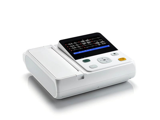 PE-E12C 12-Lead ECG Monitor | 7" Touch Screen ECG Machine for Medical Office