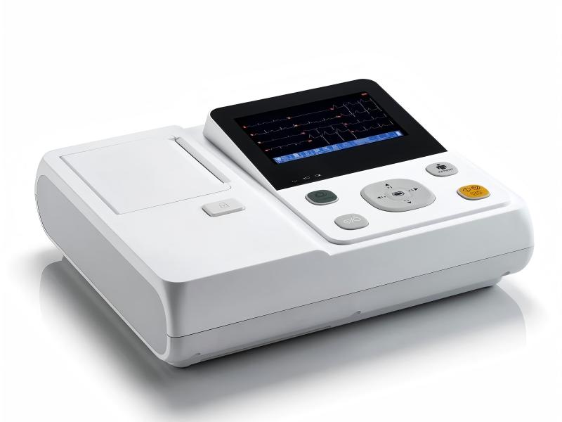 PE-E3C 3-Channel ECG Monitor | Portable 12-Lead ECG Machine with 5" Touch Screen