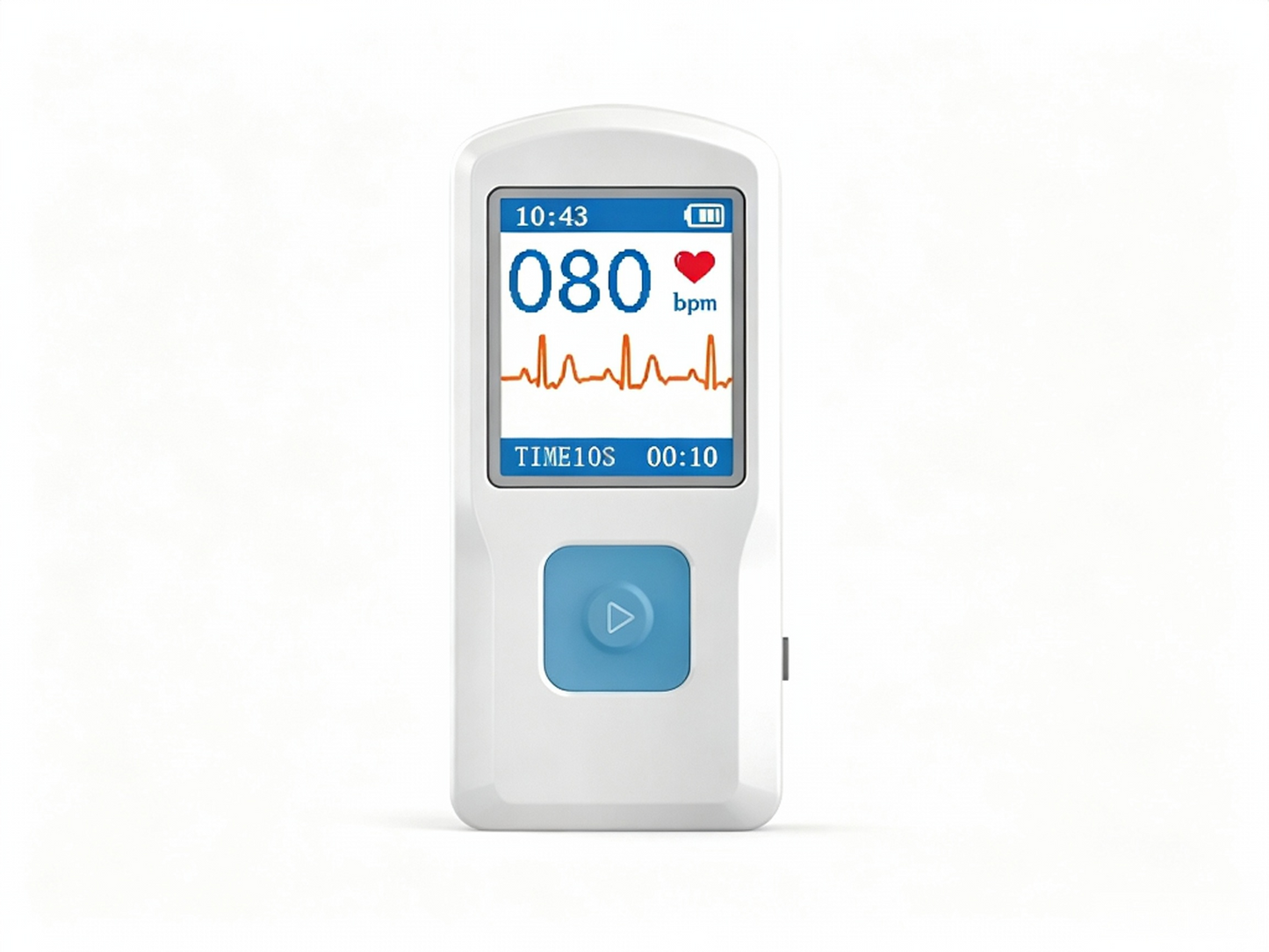 PM10 Portable ECG Monitor | Handheld Personal EKG Machine with Bluetooth & Cloud Storage #