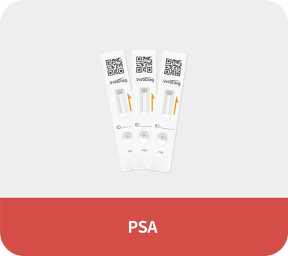 Global Healthcare Medical GHM PSA US prostate specific antigen test kit (FIA) - quantitative fluorescence immunoassay for PSA measurement in whole blood, serum, or plasma with 15-minute test time and 0.1-100 ng/mL measuring range