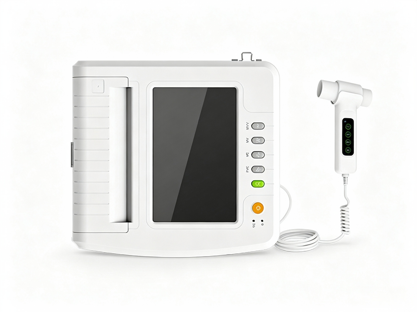 GHM-SP100B Spirometer | 10.1" Touch Screen Lung Function Tester with Built-in Printer #