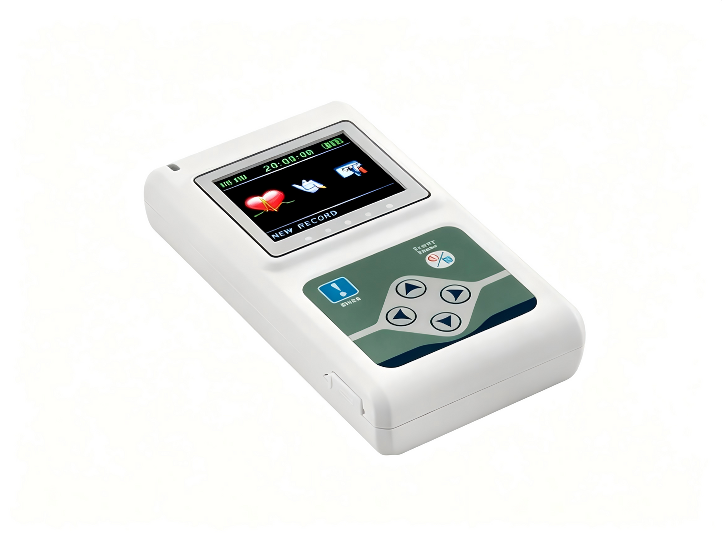 TLC9803 3-Lead Holter ECG System | 24-Hour Ambulatory ECG Recorder with PC Analysis #