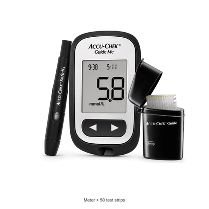 Accu-Chek Guide Me blood glucose meter - Meter + 50 test strips