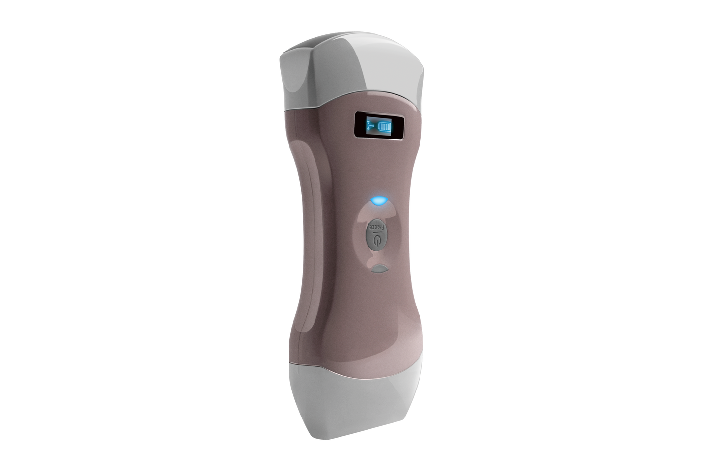 Global Healthcare Medical 3-in-1 wireless handheld ultrasound system with convex, linear, and phased array probes for point‑of‑care imaging