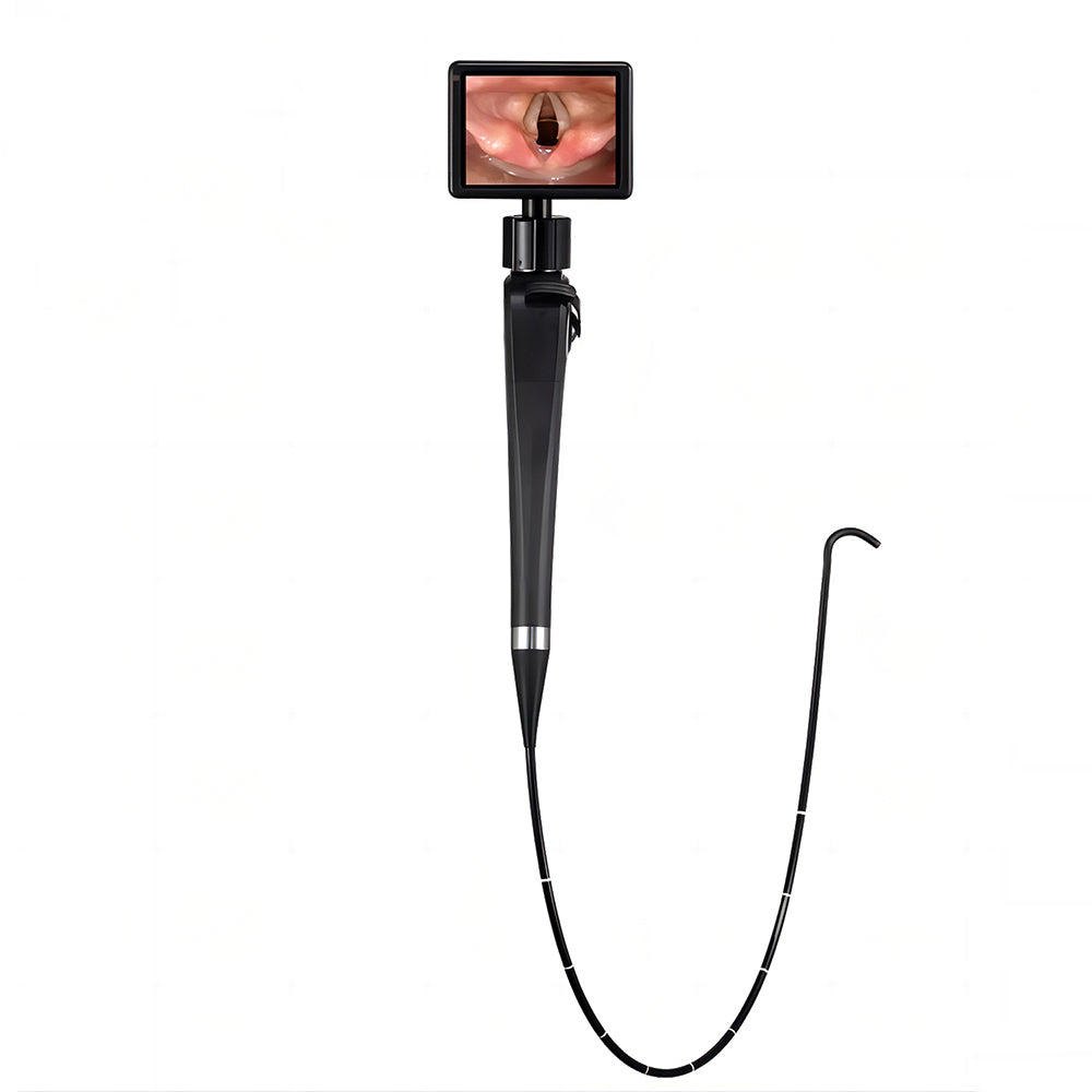 Flexible Fiber Optic Video Laryngoscope ENT Anesthesia Endoscopy #