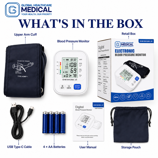 Global Healthcare Medical GHM RAK268L US upper-arm blood pressure monitor - image 1