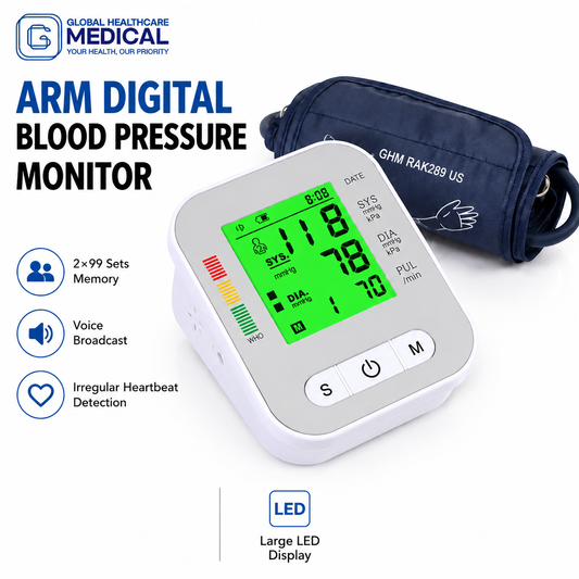 Global Healthcare Medical GHM RAK289 US upper-arm blood pressure monitor - image 1