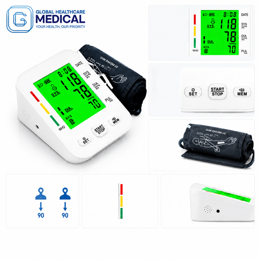 Global Healthcare Medical GHM RAK269 US upper-arm blood pressure monitor - image 1