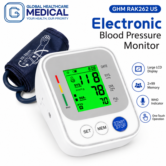 Global Healthcare Medical GHM RAK262 US upper-arm blood pressure monitor - image 1