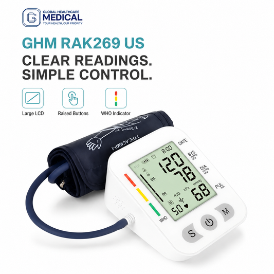 Global Healthcare Medical GHM RAK269 US upper-arm blood pressure monitor - image 1