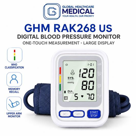 Global Healthcare Medical GHM RAK268 US upper-arm blood pressure monitor - image 1