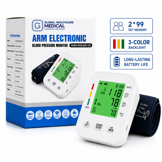 Global Healthcare Medical GHM RAK269 US upper-arm blood pressure monitor - image 1