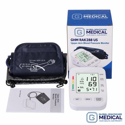 Global Healthcare Medical GHM RAK288 US monitor package contents