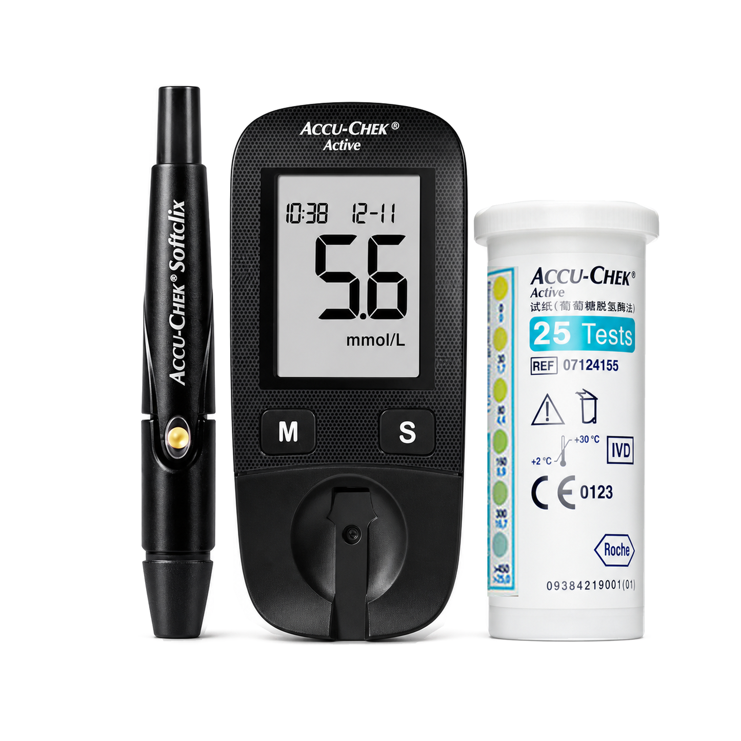 ACCU-CHEK Active blood glucose meter and test strips