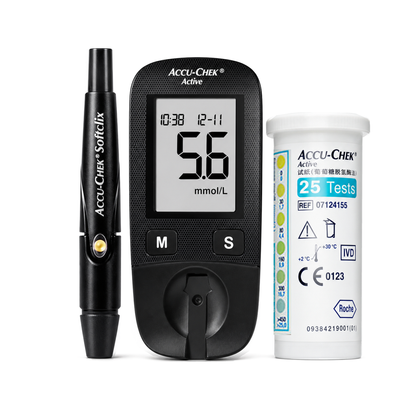 ACCU-CHEK Active blood glucose meter and test strips