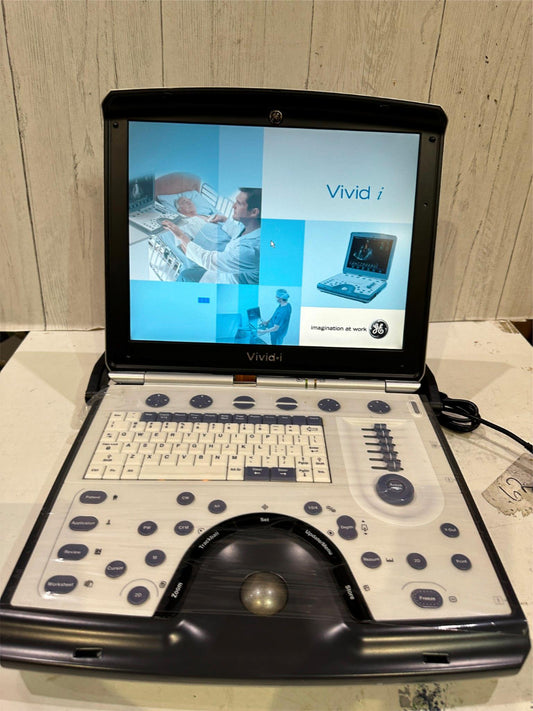 BT12 GE VIVID I PORTABLE ULTRASOUND MACHINE &3S -RS PROBE 2007, ALL OPTIONS #